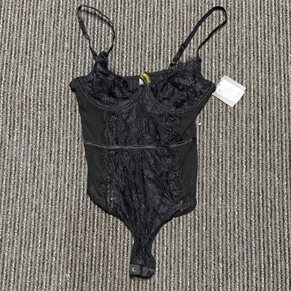 Black Lace Bodysuit